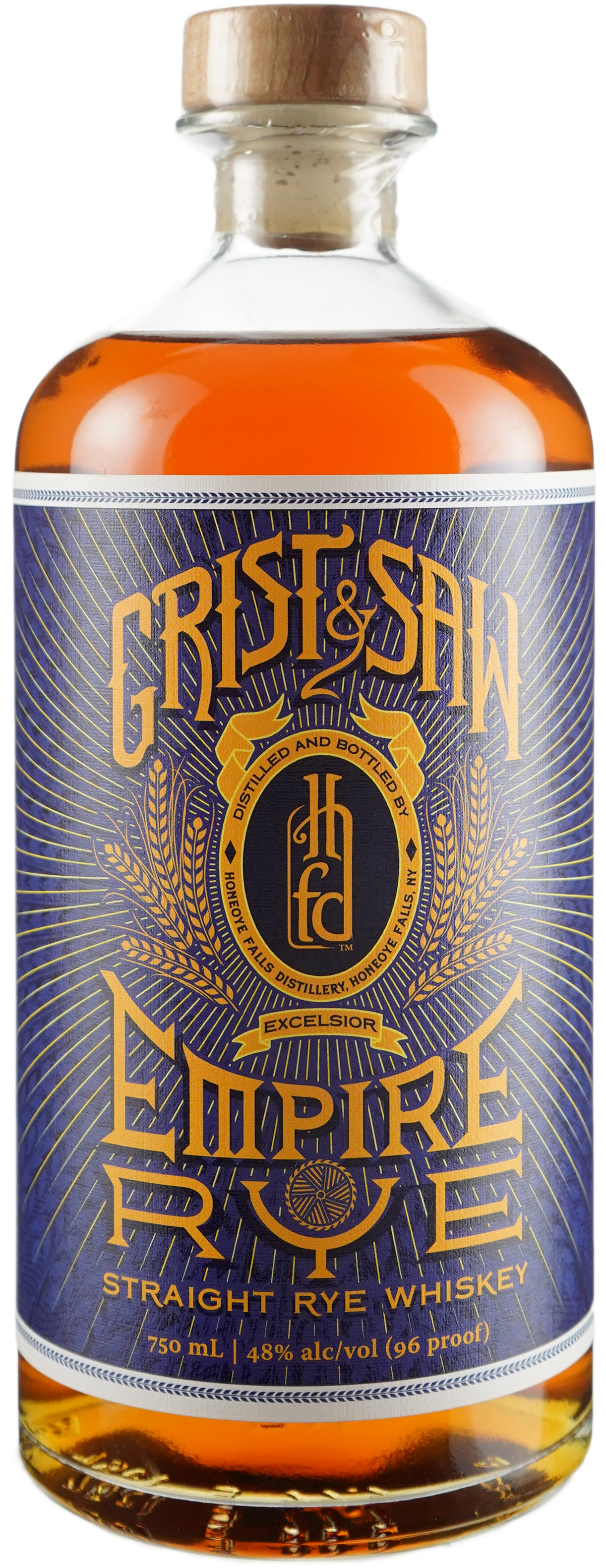 Honeoye Falls Distillery Grist & Saw Empire Straight Rye