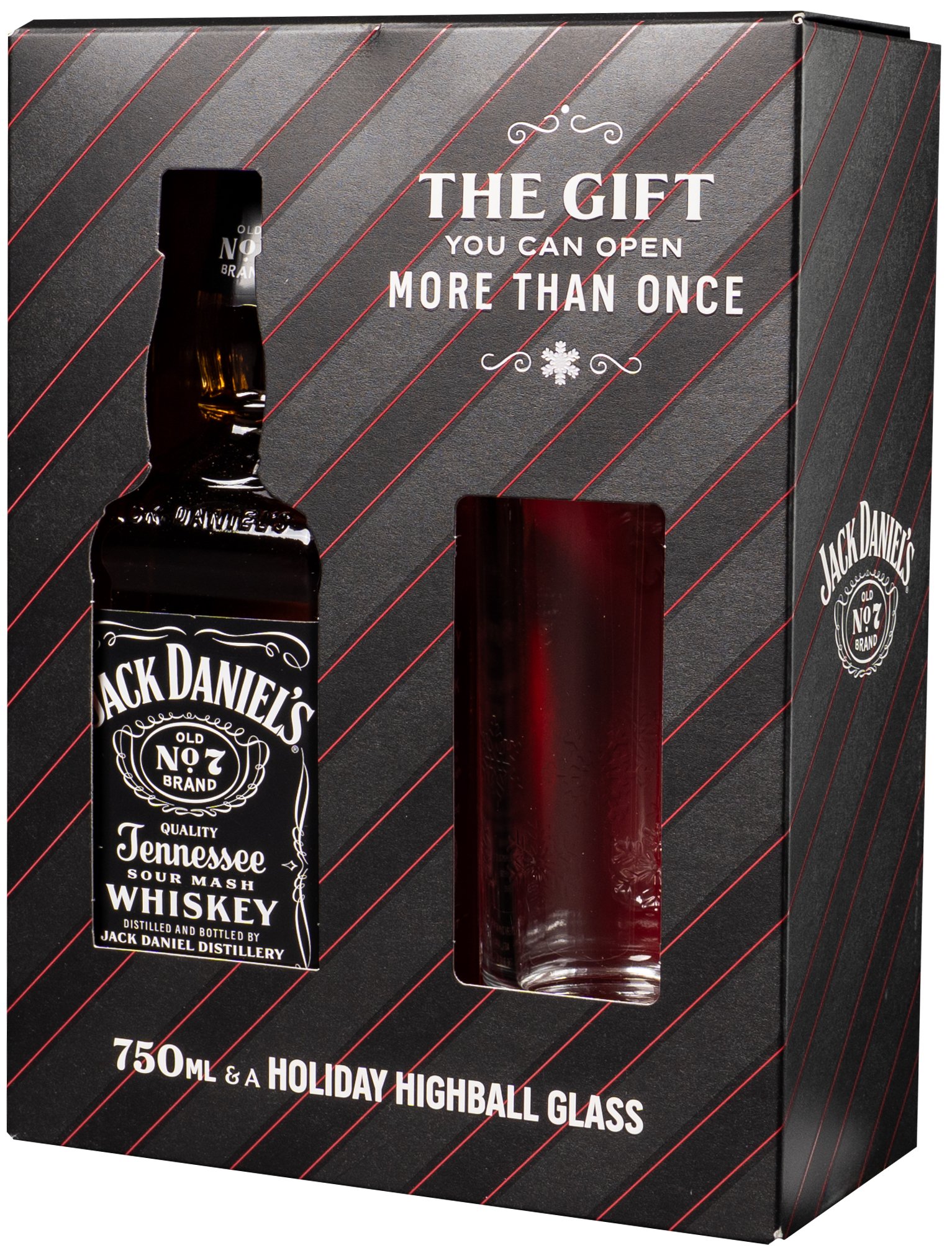 Jack Daniels with Glass | 750 ml Bottle