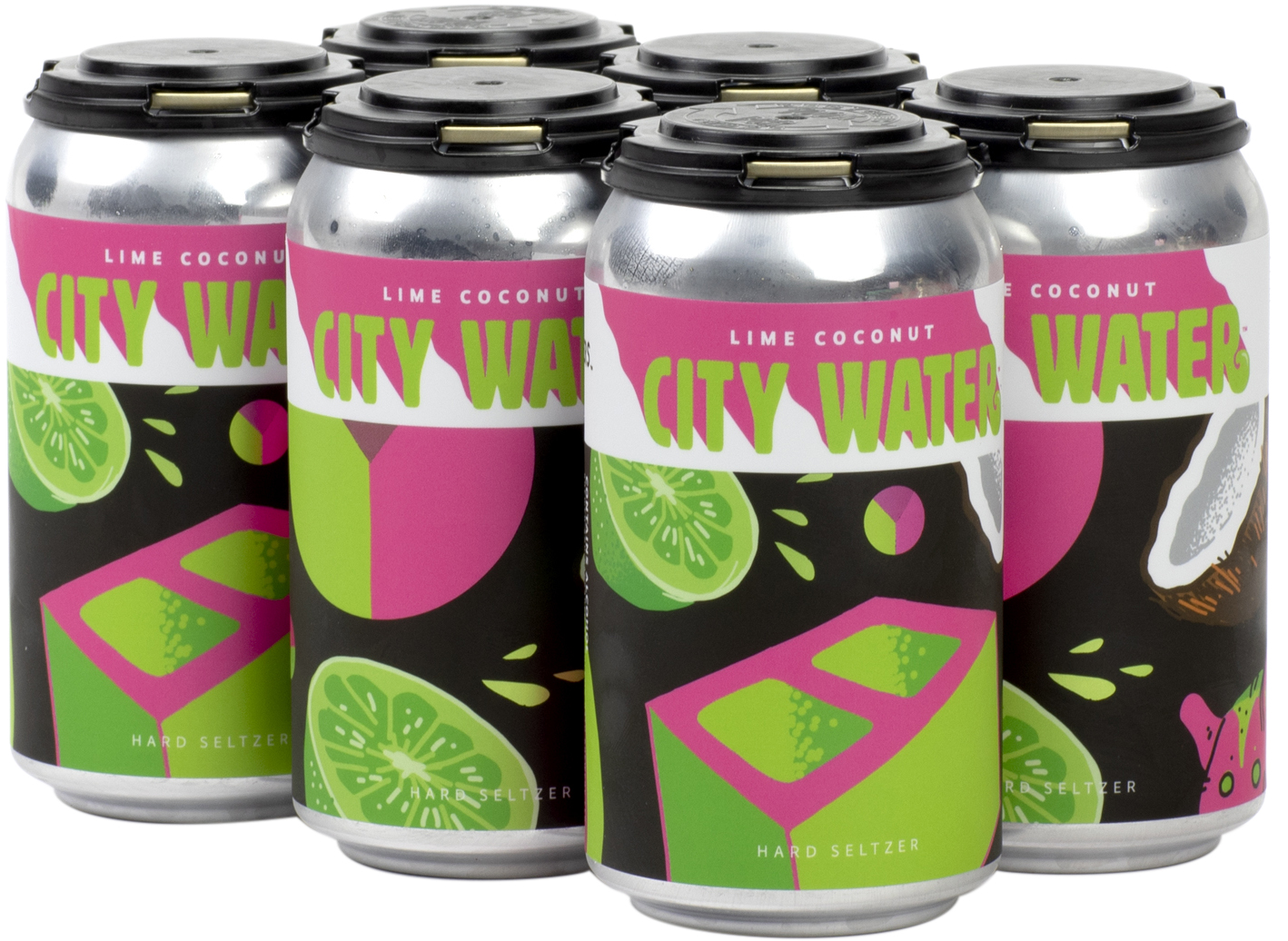 Solemn Oath City Water Lime Coconut Seltzer