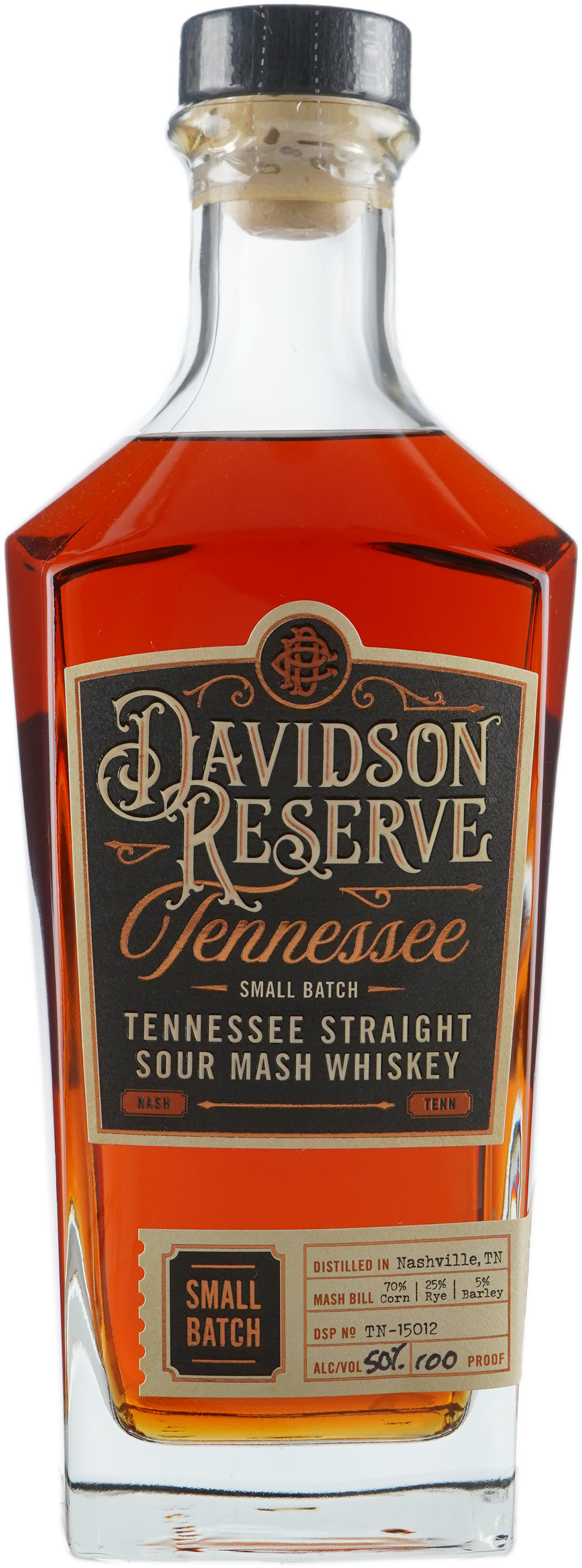 Davidson Reserve Tennessee Straight Sour Mash Whiskey