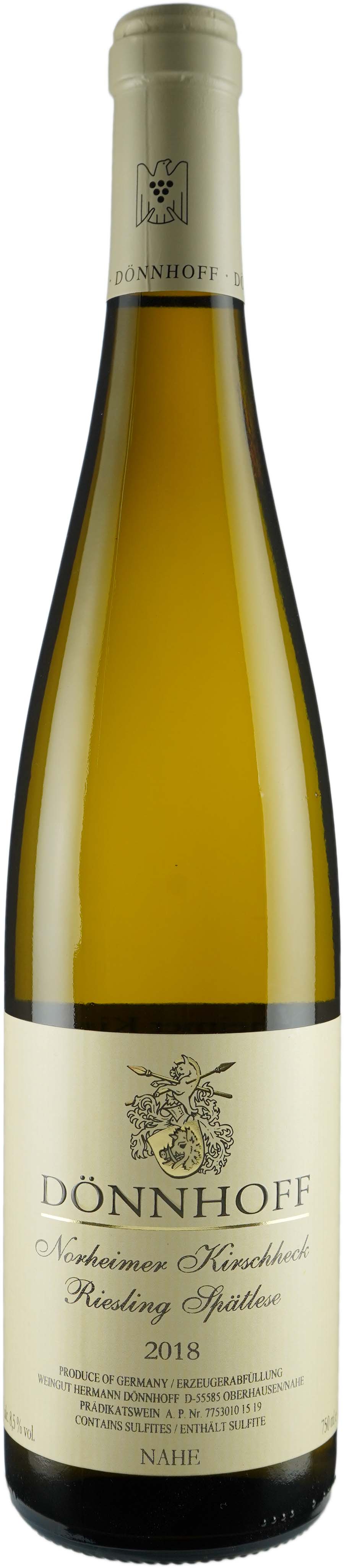 Donnhoff Norheimer Kirschheck Riesling Spatlese 2018