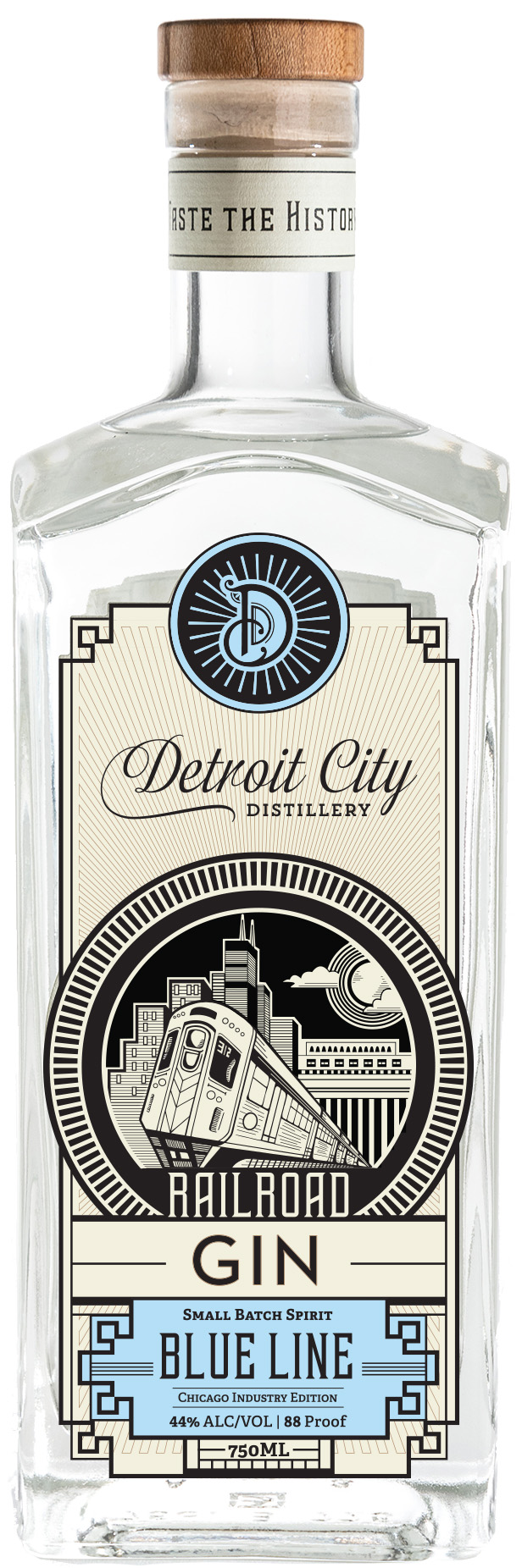 Detroit City Distillery Blue Line Gin