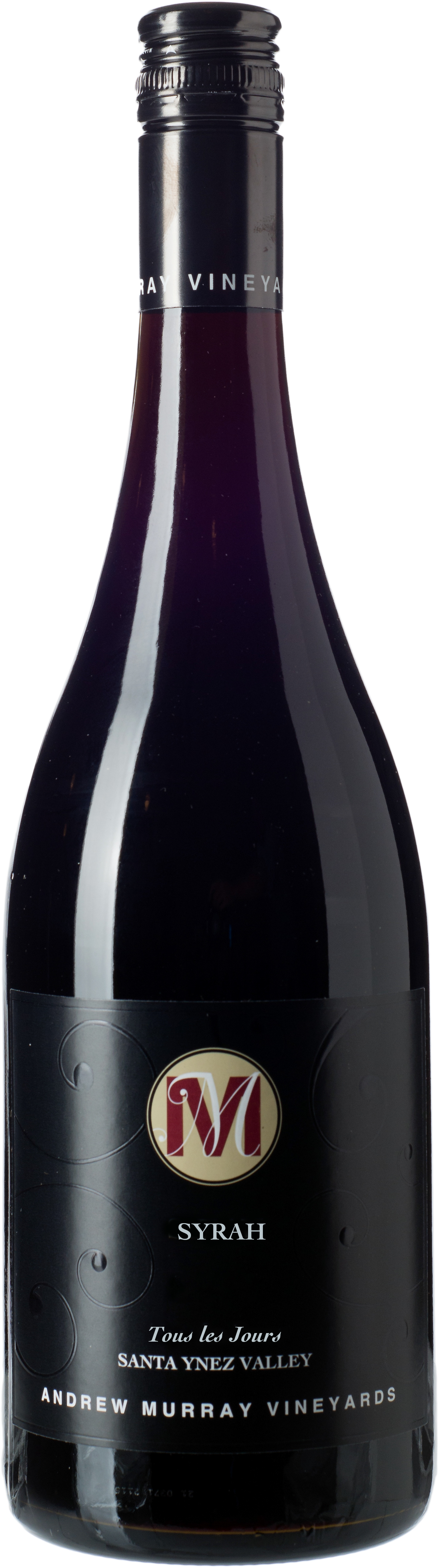 Andrew Murray Vineyards Syrah Tous les Jours 2017