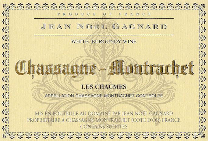 Jean Noel Gagnard Chassagne Montrachet Les Chaumes 2017