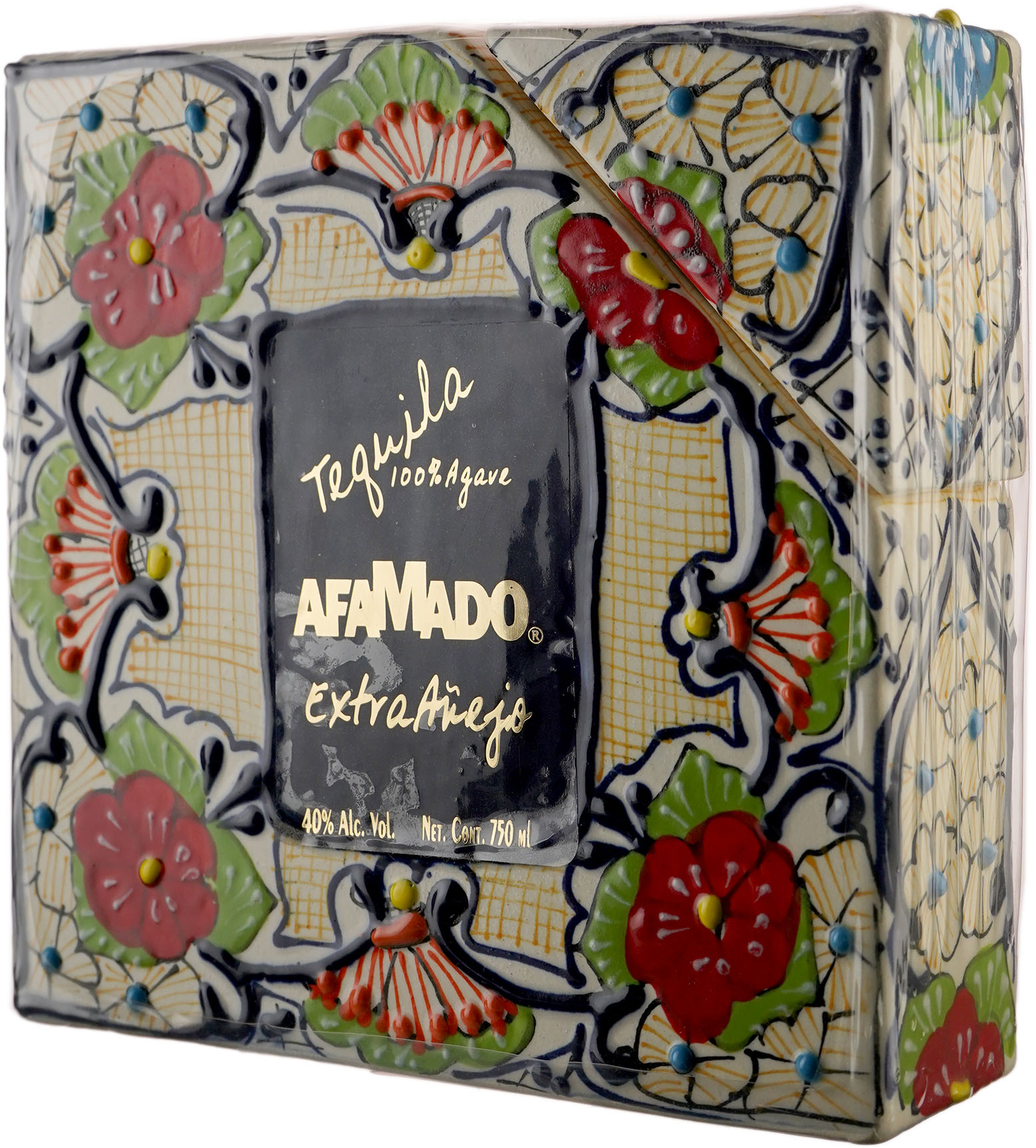 AfaMado Extra Anejo Tequila in Ceramic Decanter