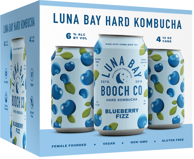 Luna Bay Booch Palo Santo Blueberry Hard Kombucha