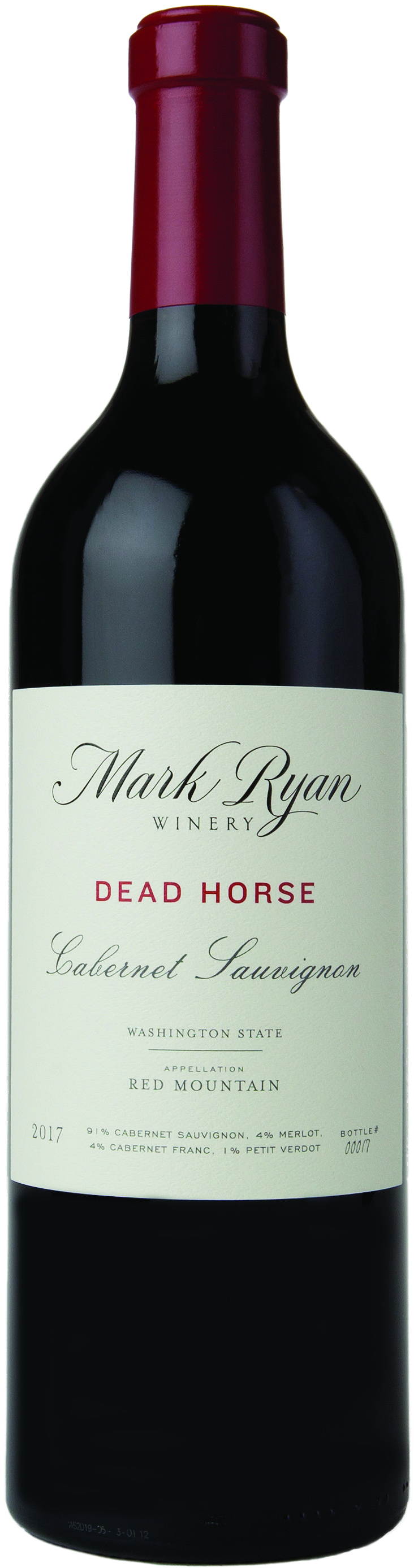 Mark Ryan Dead Horse Cabernet Sauvignon Red Mountain 2017 Half Bottle