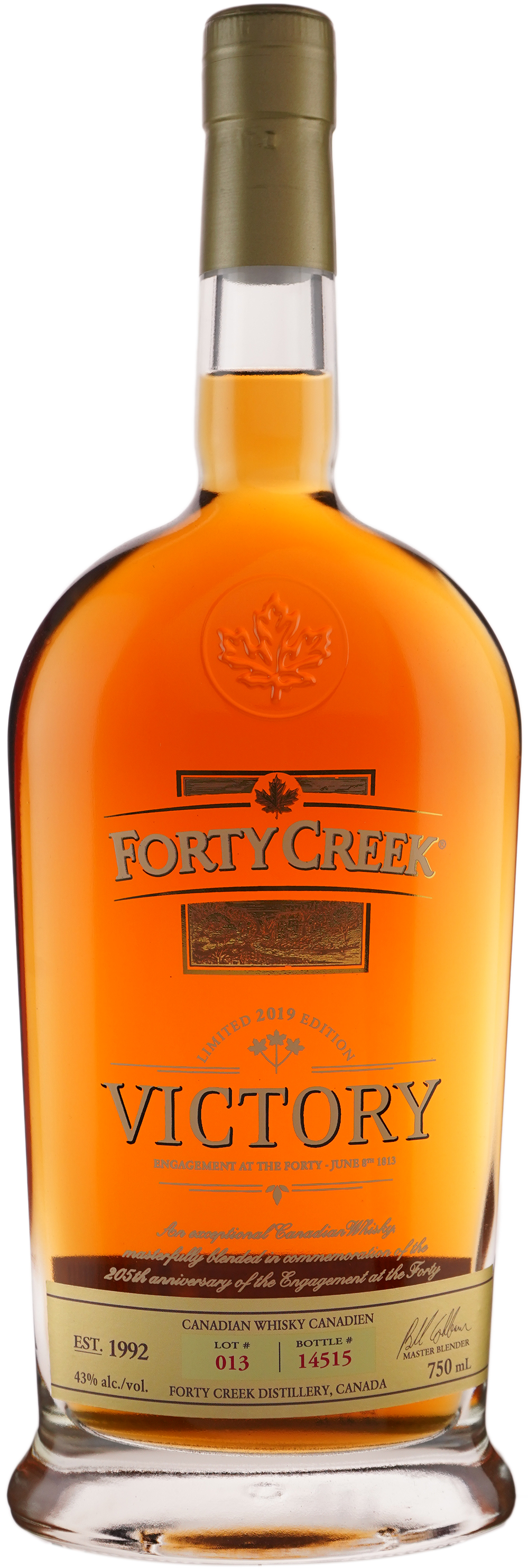 Forty Creek Victory Limited Release Canadian Whisky 2019