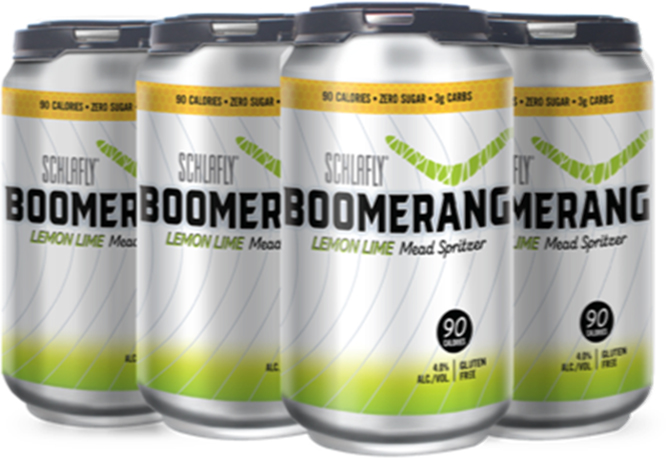 Schlafly Boomerang Lemon Lime Mead Spritzer