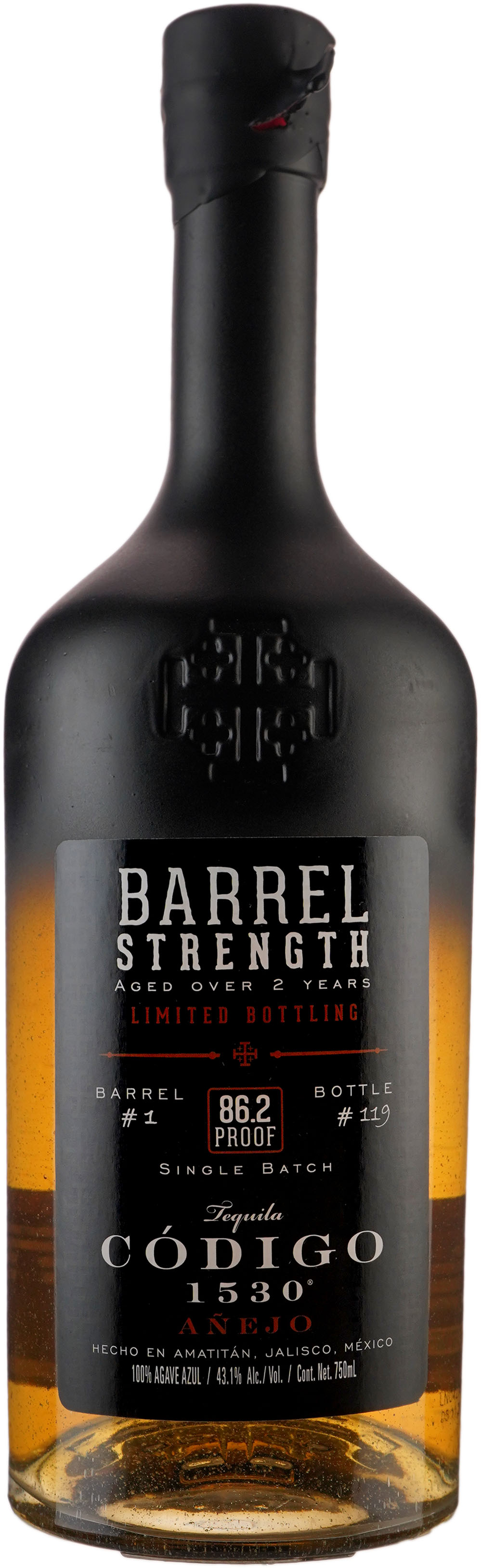 Tequila Codigo 1530 Barrel Strength Anejo