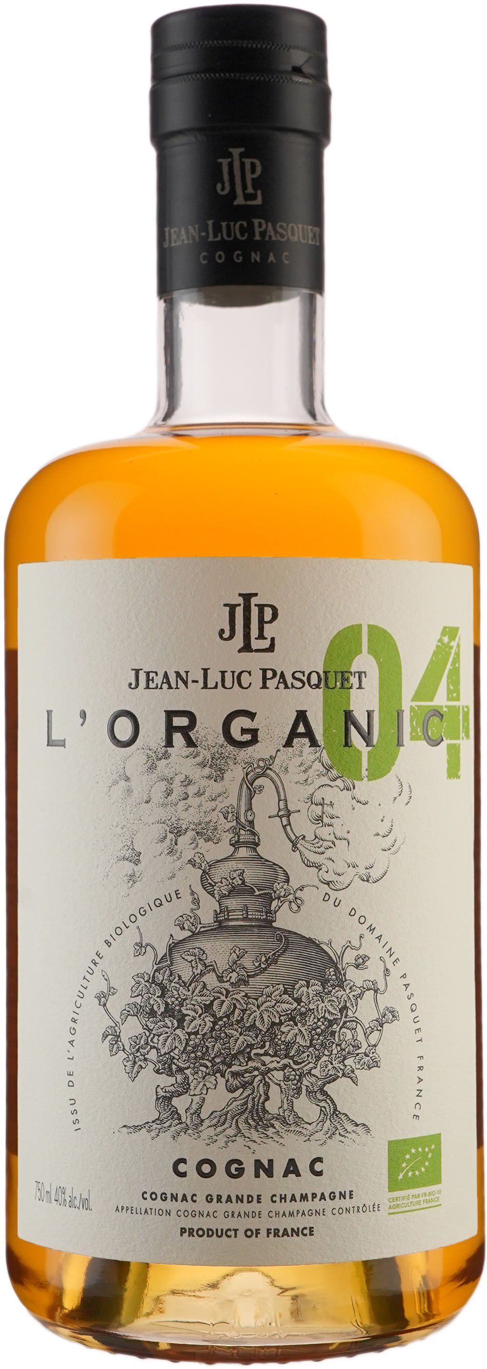 Jean Luc Pasquet l'Organic 04 4 year old Grande Champagne Cognac