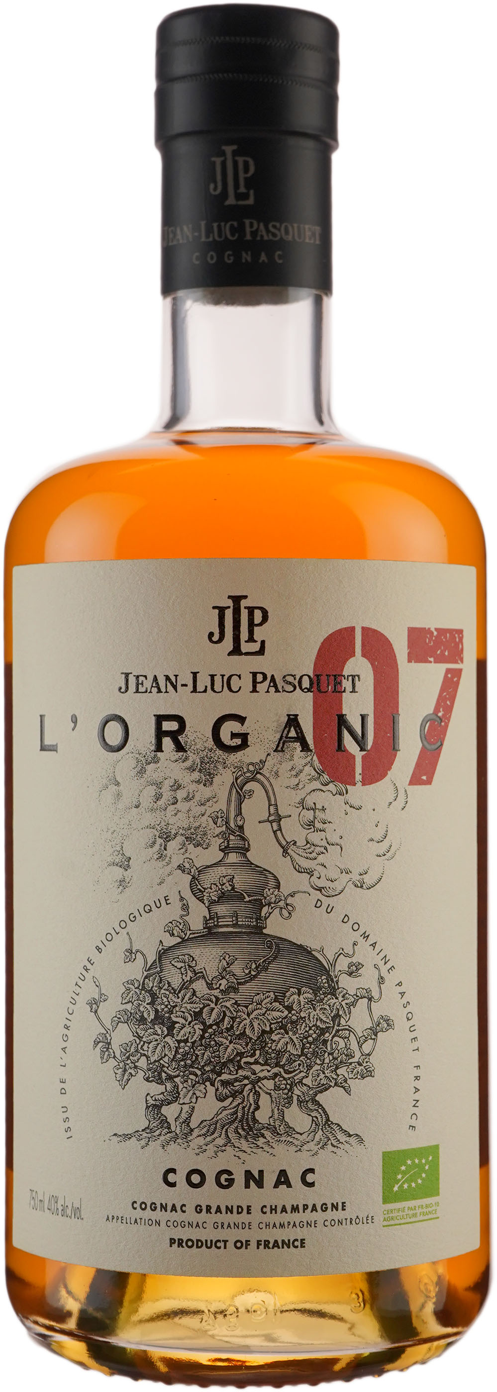 Jean Luc Pasquet l'Organic 07 7 year old Grande Champagne Cognac