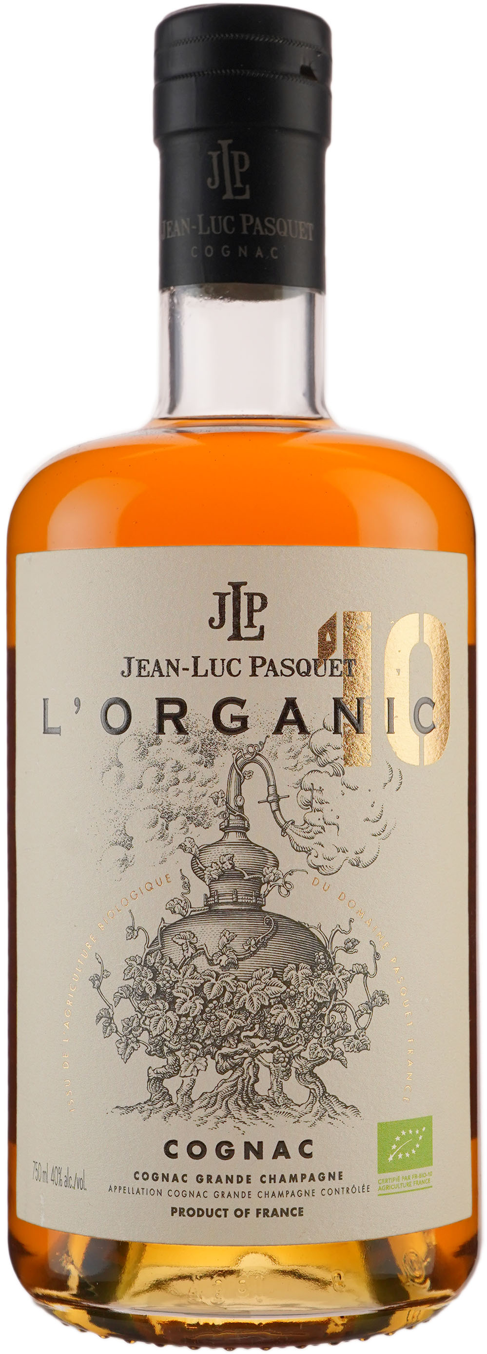 Jean Luc Pasquet l'Organic 10 10 year old Grande Champagne Cognac