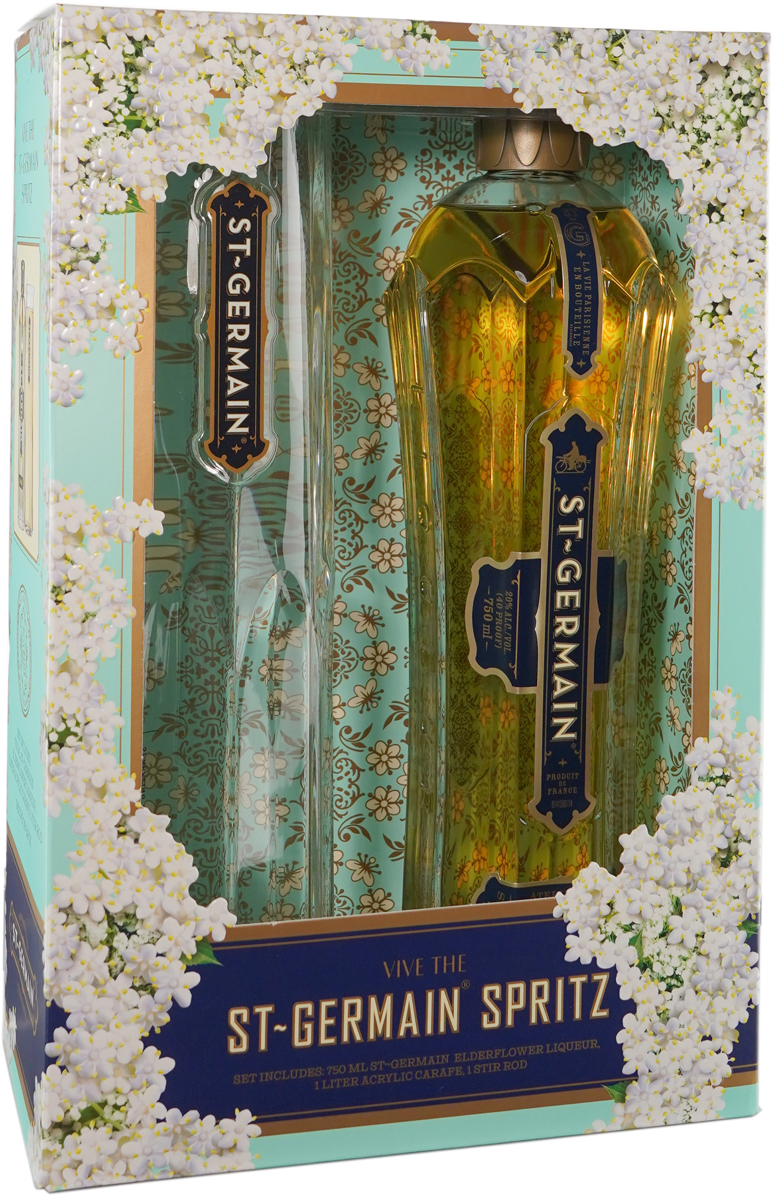 St Germain Elderflower Liqueur Gift Set